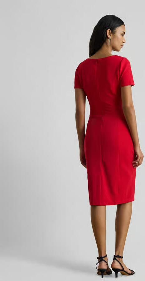 Lauren Ralph Lauren cocktailjurk met vierkante hals