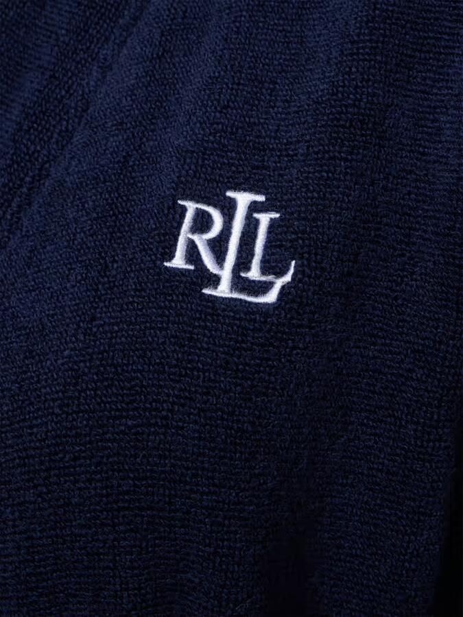 Lauren Ralph Lauren comfort fit badjas van puur katoen model 'Core Greenwich'