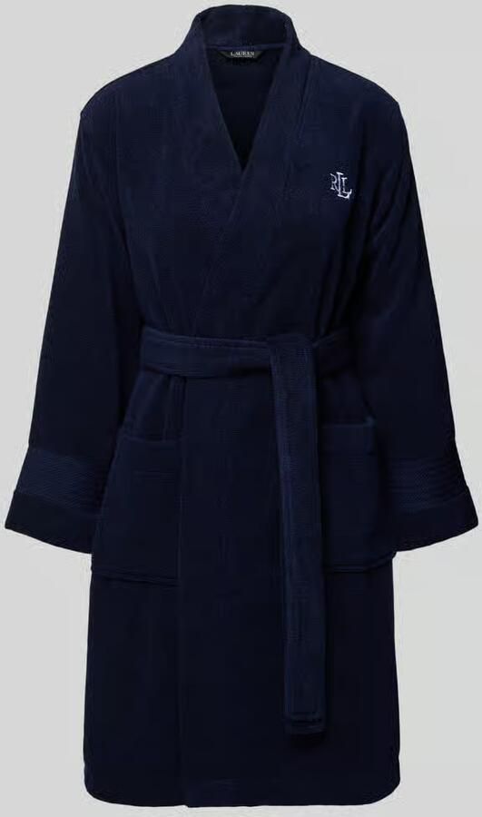 Lauren Ralph Lauren comfort fit badjas van puur katoen model 'Core Greenwich' - Foto 2