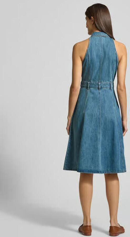Lauren Ralph Lauren Jeansjurk met knoopsluiting model 'CALUNA' - Foto 3