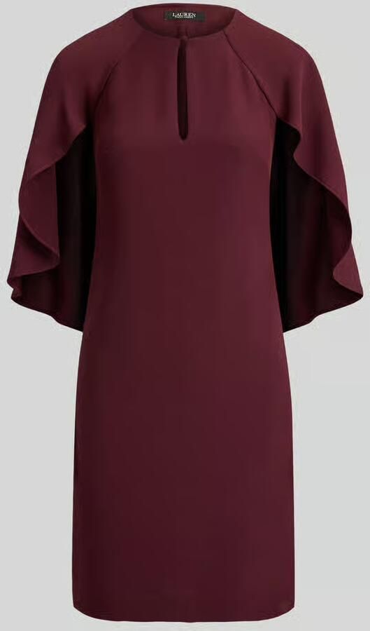 Lauren Ralph Lauren Etui cocktailjurk met cape-mouwen