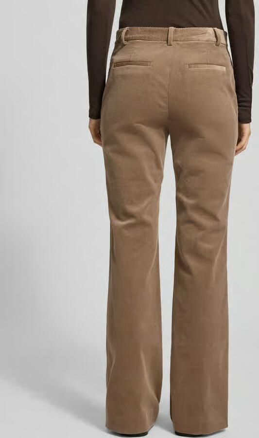 Lauren Ralph Lauren Flared cut corduroy broek met steek- en achterzakken model 'KADEN'