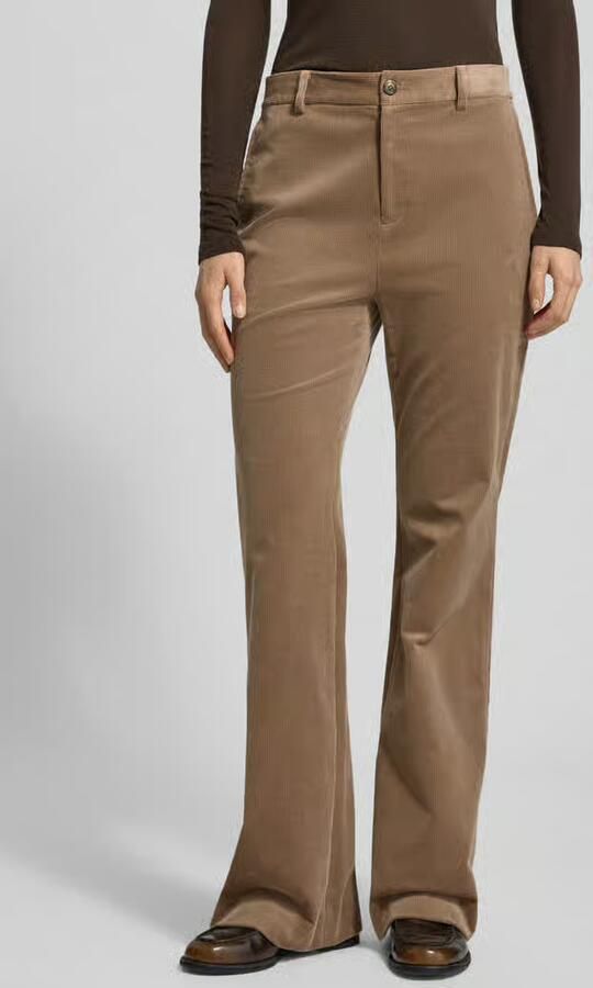 Lauren Ralph Lauren Flared cut corduroy broek met steek- en achterzakken model 'KADEN' - Foto 2