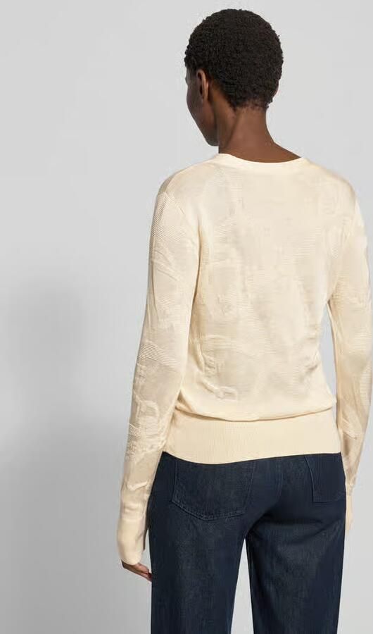 Lauren Ralph Lauren Gebreid jack met knoopsluiting model 'DENZEL'