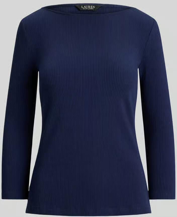 Lauren Ralph Lauren Gebreid shirt met 3 4-mouwen van katoenmix - Foto 2