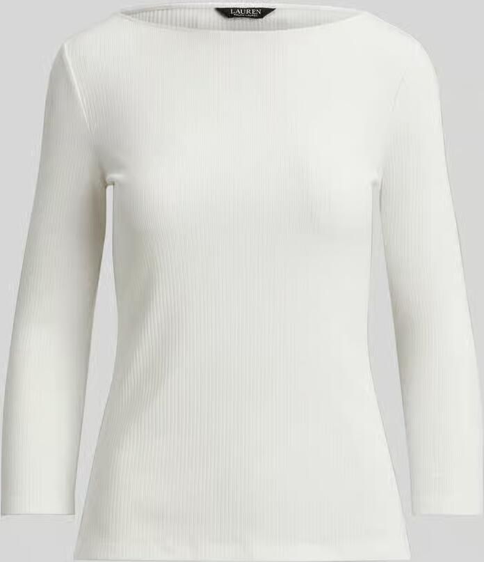 Lauren Ralph Lauren Gebreid shirt met 3 4-mouwen van katoenmix - Foto 2
