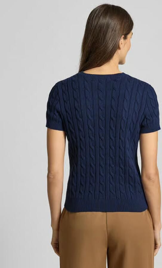 Lauren Ralph Lauren Gebreide pullover met geribde boorden Model 'EYELAH' - Foto 3