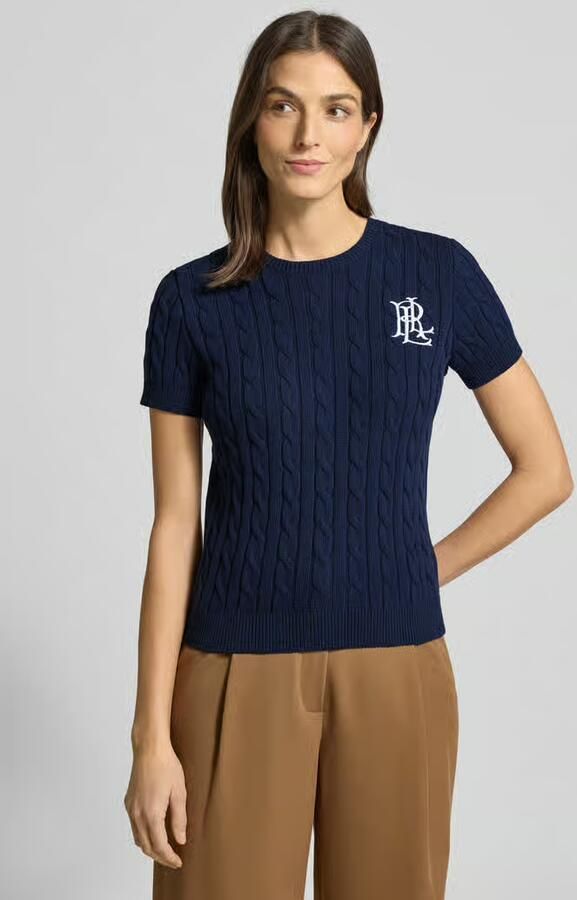 Lauren Ralph Lauren Gebreide pullover met geribde boorden Model 'EYELAH' - Foto 2