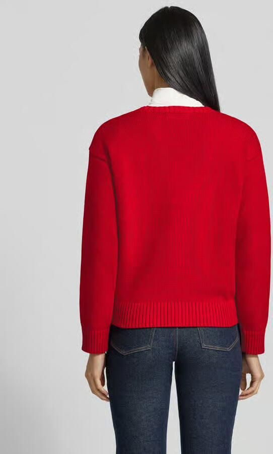 Lauren Ralph Lauren Gebreide pullover met motief en ronde hals model 'RIEDNEE'
