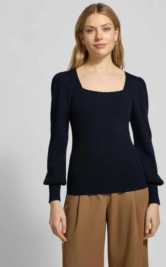 Lauren Ralph Lauren Gebreide pullover met pofmouwen Model 'DIEKA' - Foto 4