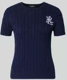 Lauren Ralph Lauren Gebreide pullover met geribde boorden Model 'EYELAH'