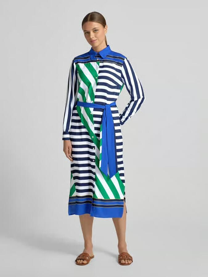 Lauren Ralph Lauren Getailleerde blousejurk met overhemdkraag model 'FAYELLA' - Foto 2