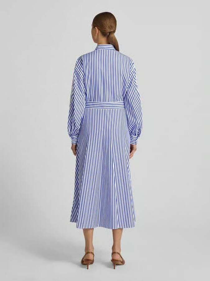 Lauren Ralph Lauren Getailleerde blousejurk van puur katoen model 'LUVRETTE' - Foto 2