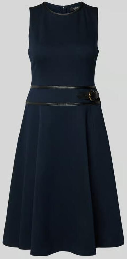 Lauren Ralph Lauren Getailleerde businessjurk van katoenmix model 'TAZIO' - Foto 2