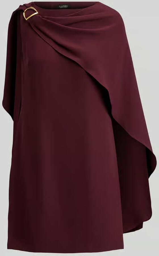 Lauren Ralph Lauren Getailleerde cocktailjurk met cape