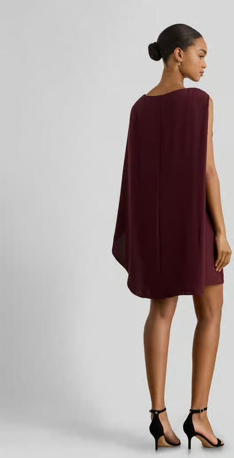 Lauren Ralph Lauren Getailleerde cocktailjurk met cape