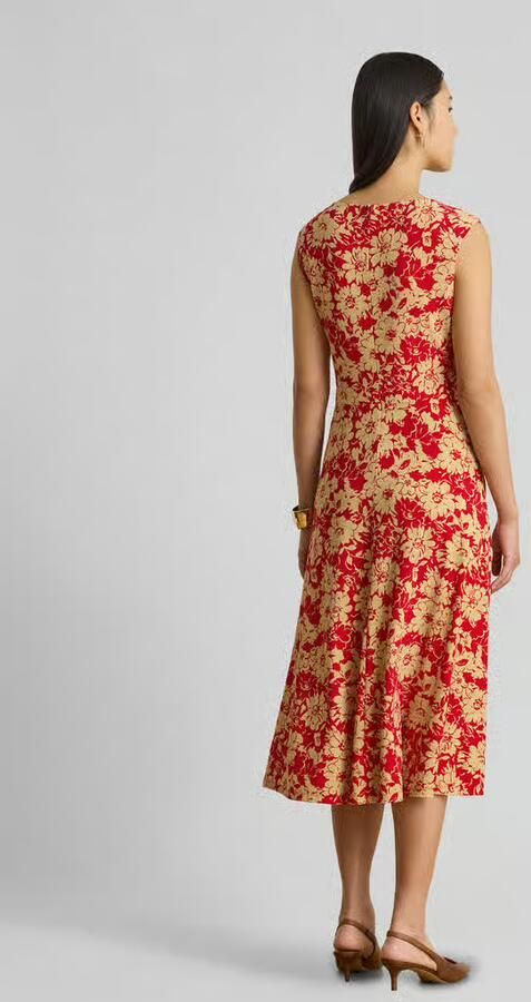 Lauren Ralph Lauren Getailleerde vrijetijdsjurk met gebloemd motief