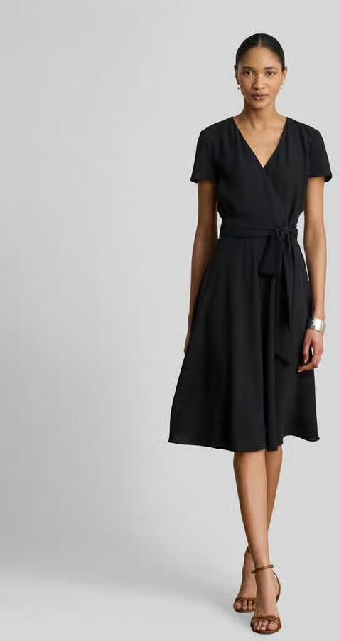 Lauren Ralph Lauren Getailleerde vrijetijdsjurk van chiffon - Foto 3