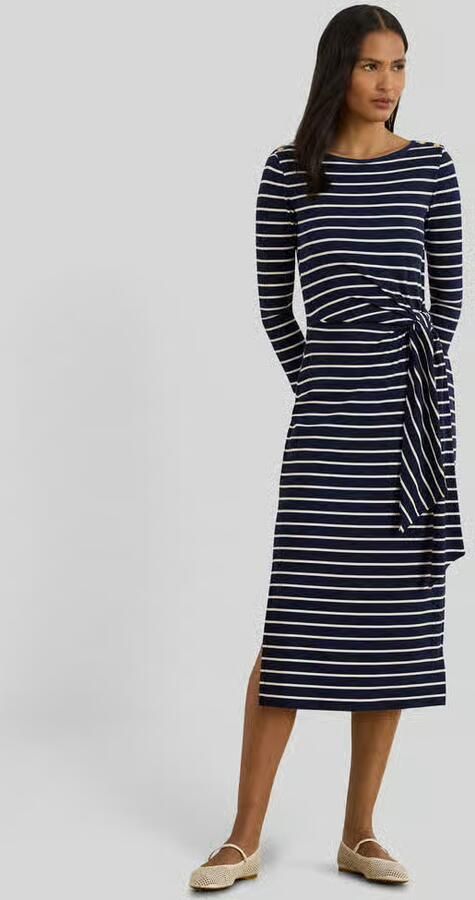Lauren Ralph Lauren Getailleerde vrijetijdsjurk van katoenmix - Foto 3