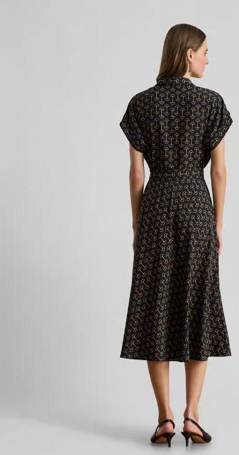 Lauren Ralph Lauren Getailleerde wikkeljurk van chiffon