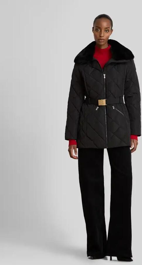 Lauren Ralph Lauren Gewatteerd jack met tailleriem - Foto 2