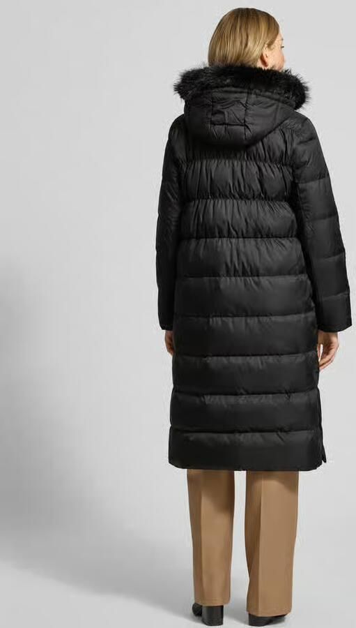 Lauren Ralph Lauren Gewatteerde lange jas met capuchon en ritszakken