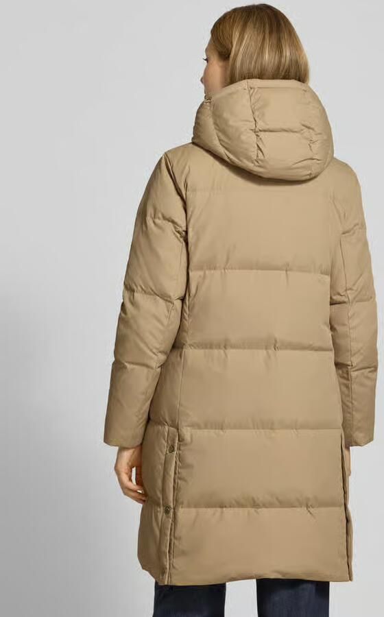 Lauren Ralph Lauren Gewatteerde lange jas met labelstitching