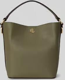 Lauren Ralph Lauren Handtas met echt leer met afneembare schouderband
