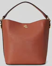 Lauren Ralph Lauren Handtas met echt leer met afneembare schouderband