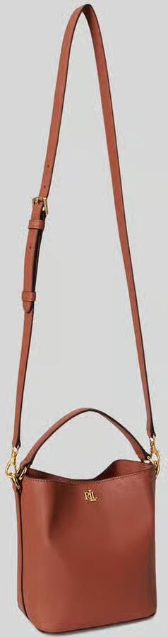 Lauren Ralph Lauren Handtas met echt leer met afneembare schouderband