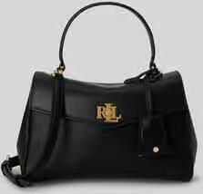 Lauren Ralph Lauren Handtas met echt leer met afneembare schouderband - Foto 2