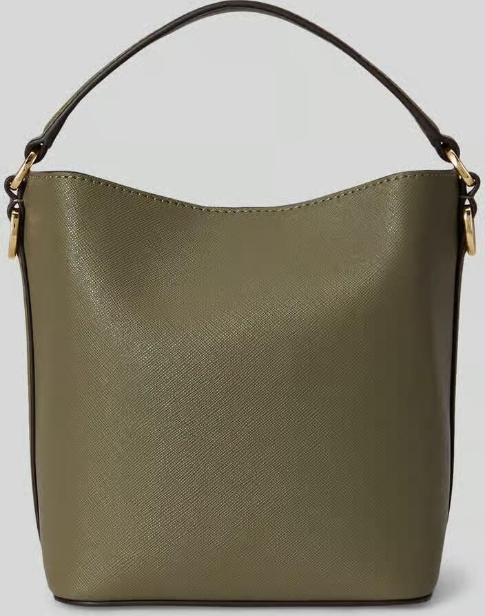 Lauren Ralph Lauren Handtas met echt leer met afneembare schouderband