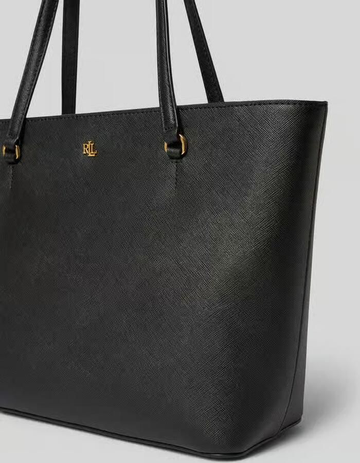 Lauren Ralph Lauren Shopper van leer met labelapplicatie model 'KARLY'