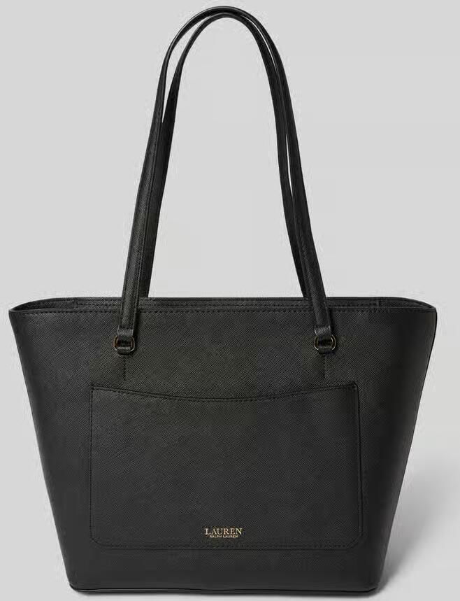 Lauren Ralph Lauren Shopper van leer met labelapplicatie model 'KARLY'