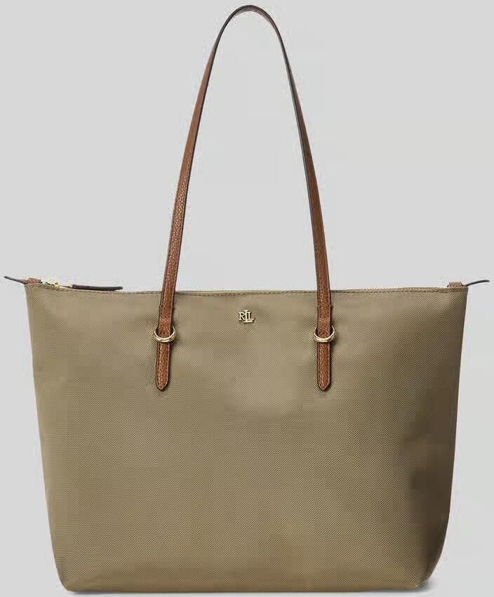 Lauren Ralph Lauren Tote bag met labelapplicatie model 'KEATON' - Foto 3