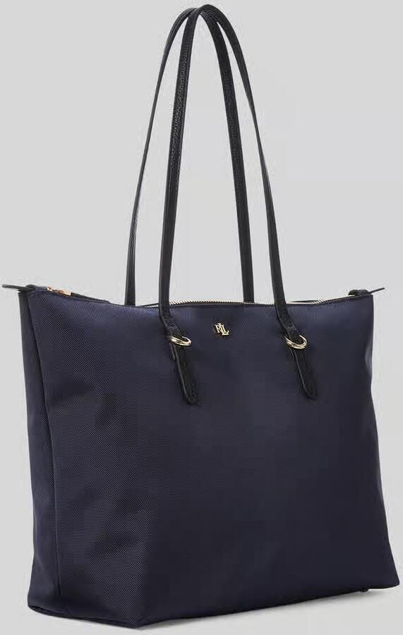 Lauren Ralph Lauren Shoppers & Totes Keaton 26-Tote-Medium in blauw - Foto 6