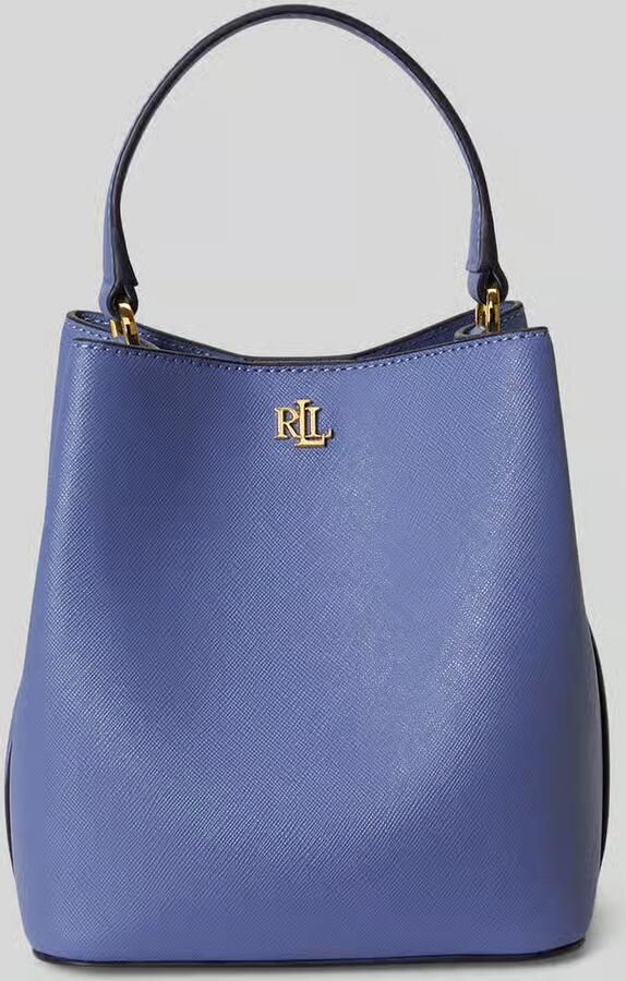 Lauren Ralph Lauren Handtas met twee handvatten van puur leer - Foto 2