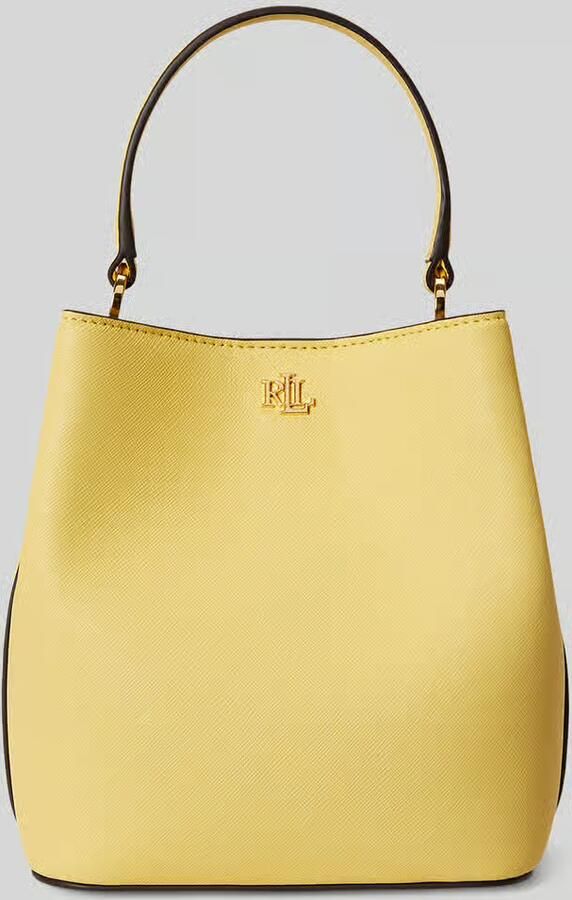 Lauren Ralph Lauren Handtas met twee handvatten van puur leer - Foto 2