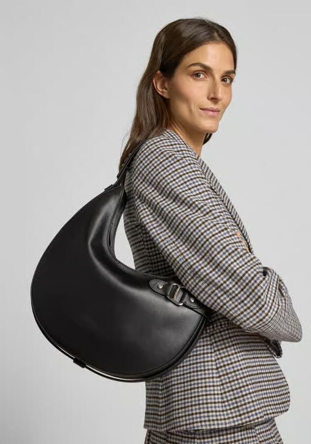 Lauren Ralph Lauren Handtas van echt runderleer met logo-applicatie - Foto 2