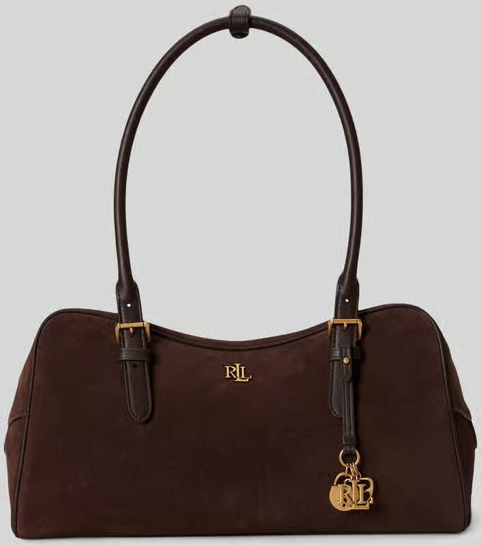 Lauren Ralph Lauren Handtas van echt suède veloursleder - Foto 2