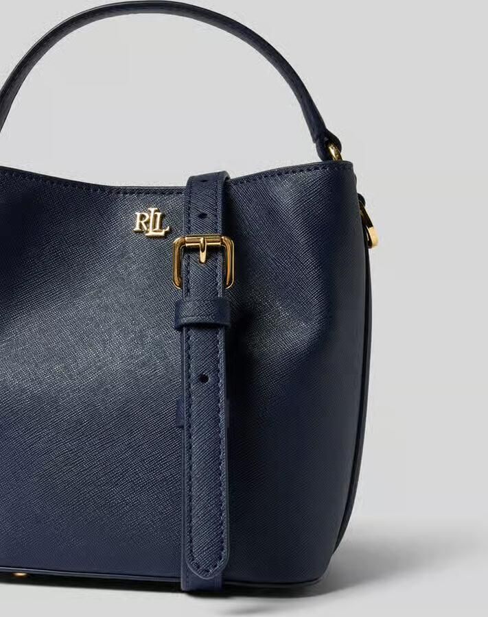 Lauren Ralph Lauren Handtas van runderleer met labelapplicatie model 'REESE' - Foto 2