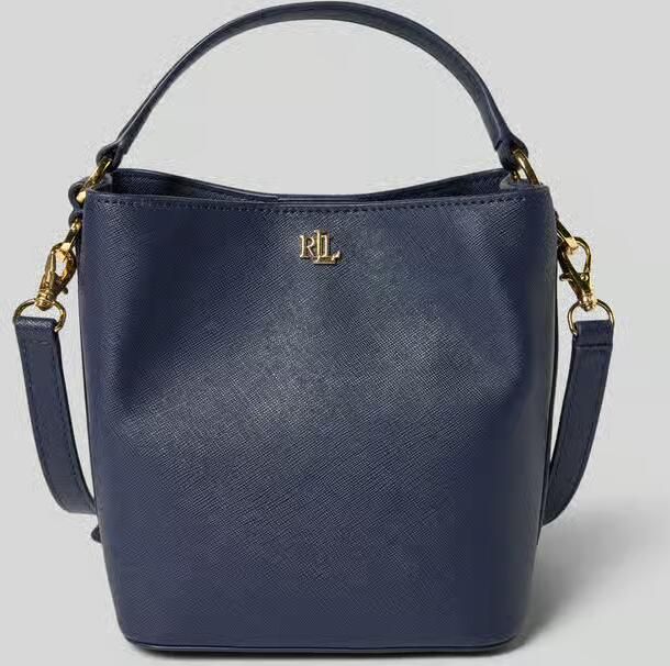 Lauren Ralph Lauren Handtas van runderleer met labelapplicatie model 'REESE'