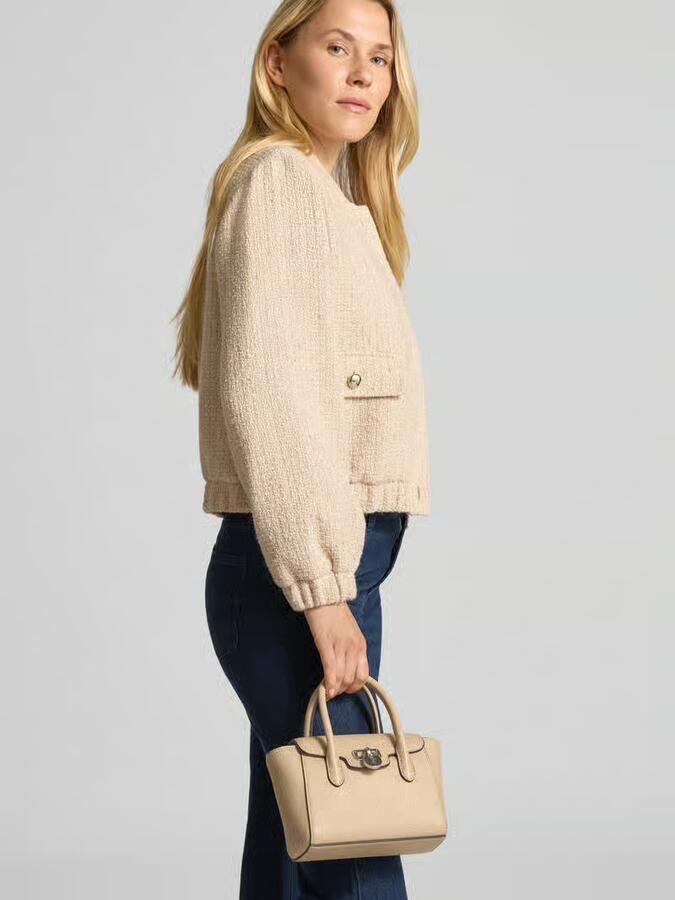 Lauren Ralph Lauren Satchels Tnnr Sm Schl-Satchel-Small in beige - Foto 5