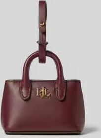 Lauren Ralph Lauren Hanger van leer met labelapplicatie