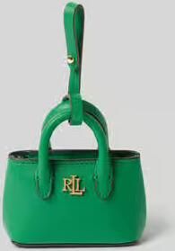 Lauren Ralph Lauren Hanger van leer met labelapplicatie