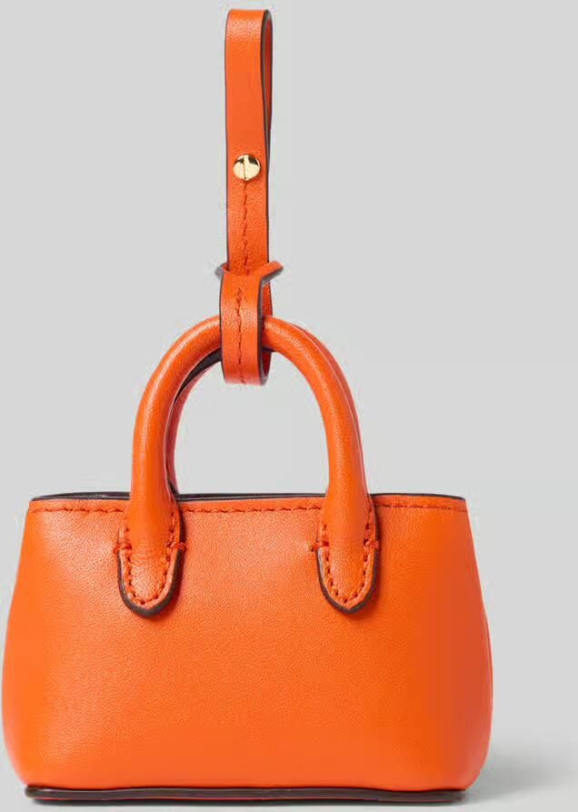 Lauren Ralph Lauren Hanger van leer met labelapplicatie