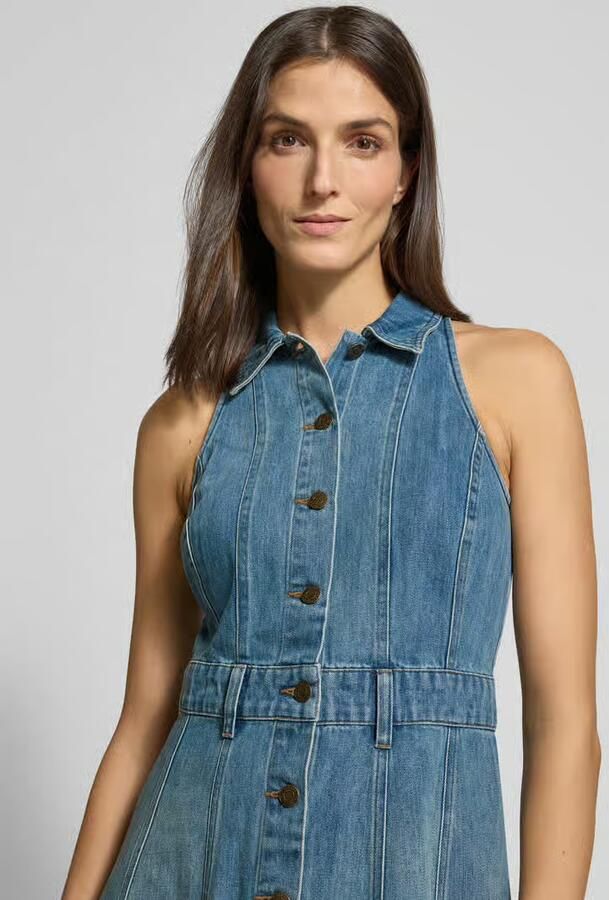 Lauren Ralph Lauren Jeansjurk met knoopsluiting model 'CALUNA' - Foto 2