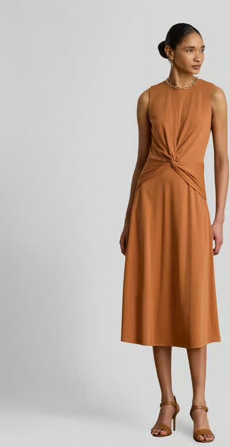 Lauren Ralph Lauren Jurk met knoopdetail in de taille - Foto 2