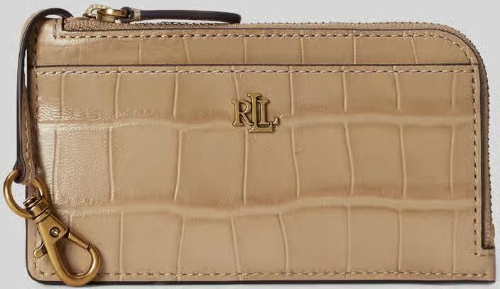 Lauren Ralph Lauren Kaartenetui van echt rundleer