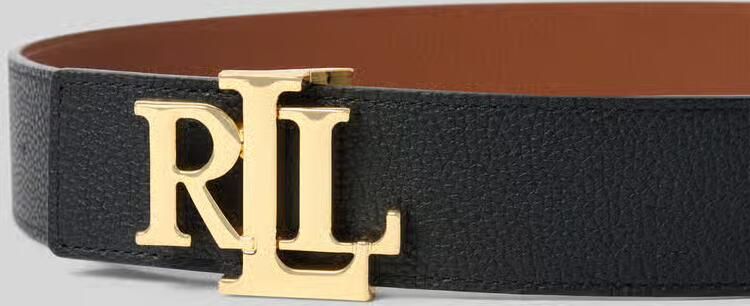 Lauren Ralph Lauren Keerbare riem van runderleer met labelapplicatie - Foto 2